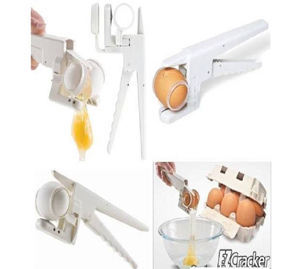 Easy egg cracker with separator