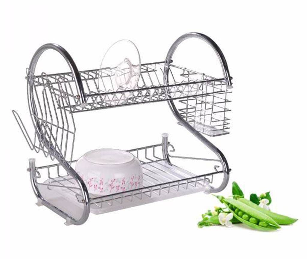 Two Layer Dishes Drainer