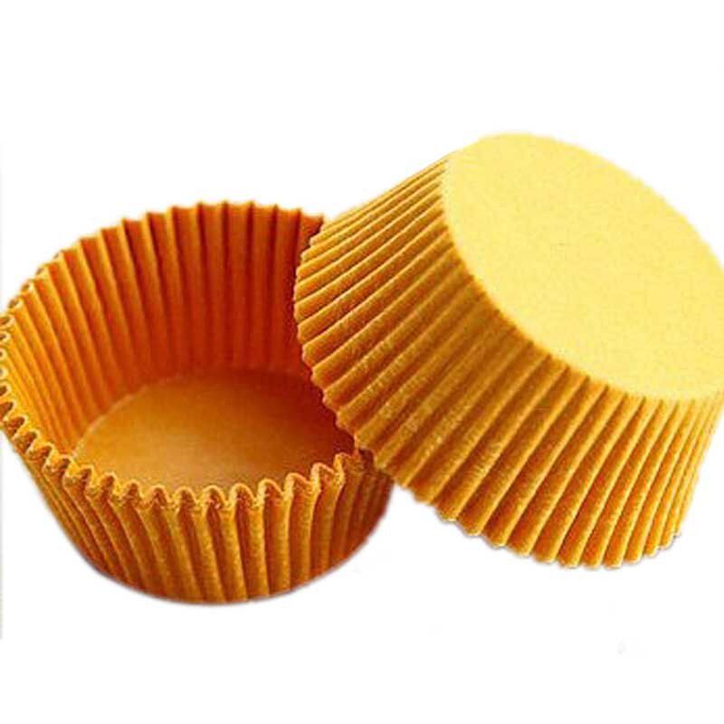 500 pcs/bag Paper Cake Cup Liners Baking Cup Muffin Kitchen Cupcake Cases Paper Cupcakes Wrappers Cake Box Cup Egg Tarts Tray
