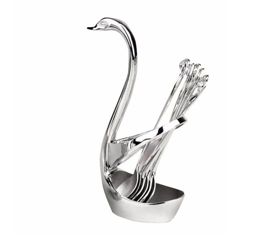 Swan stainless steel coffee spoon set