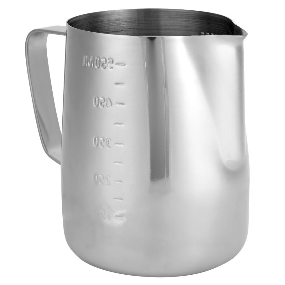 Milk Pitcher Coffee Latte Cup Double Side Scale for Cafe Home