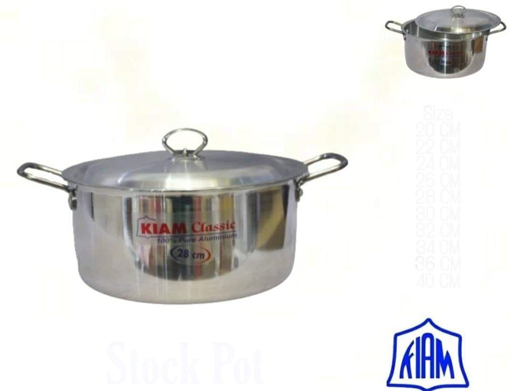 Kiam Stock Pot with Metal Handle - 24 cm
