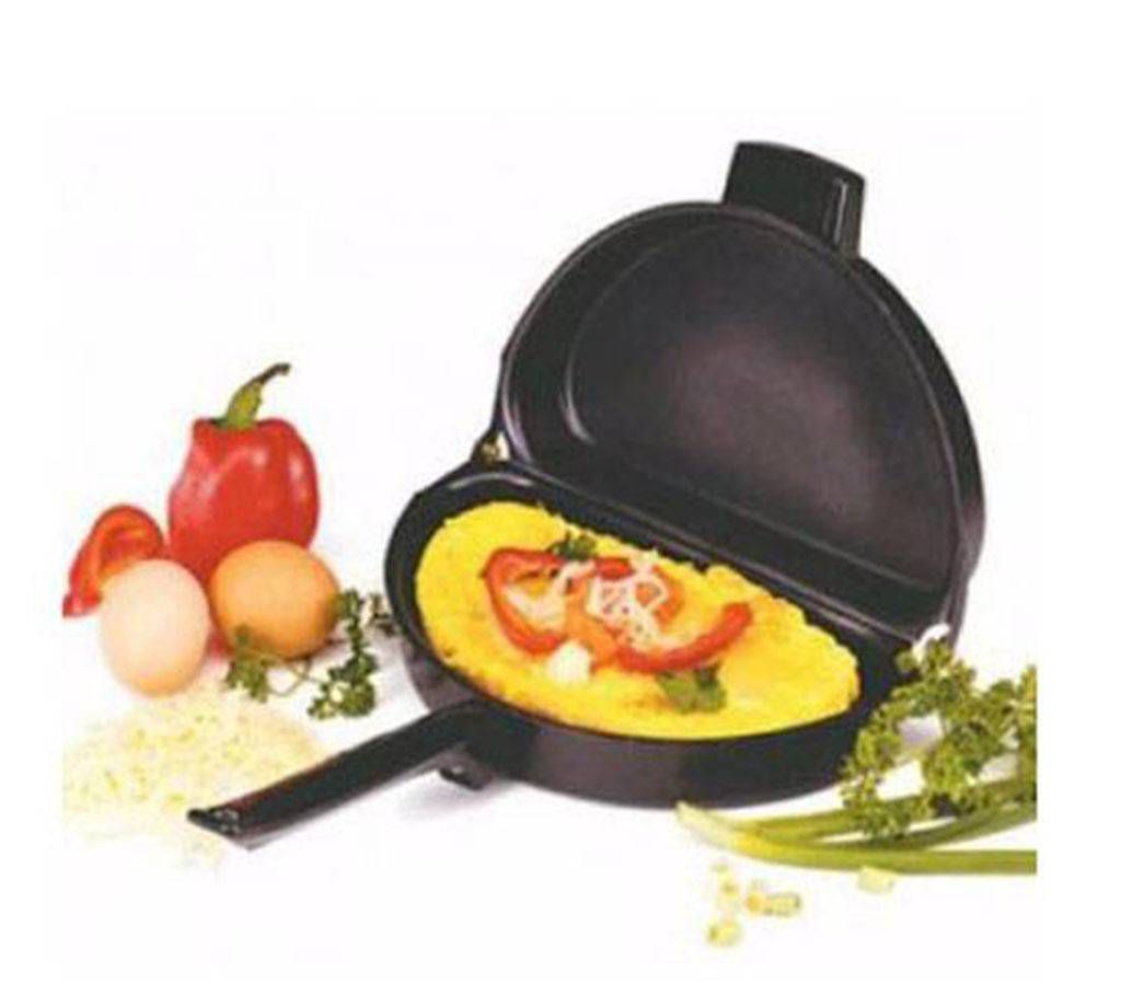 Non sticky folding omlet pan 