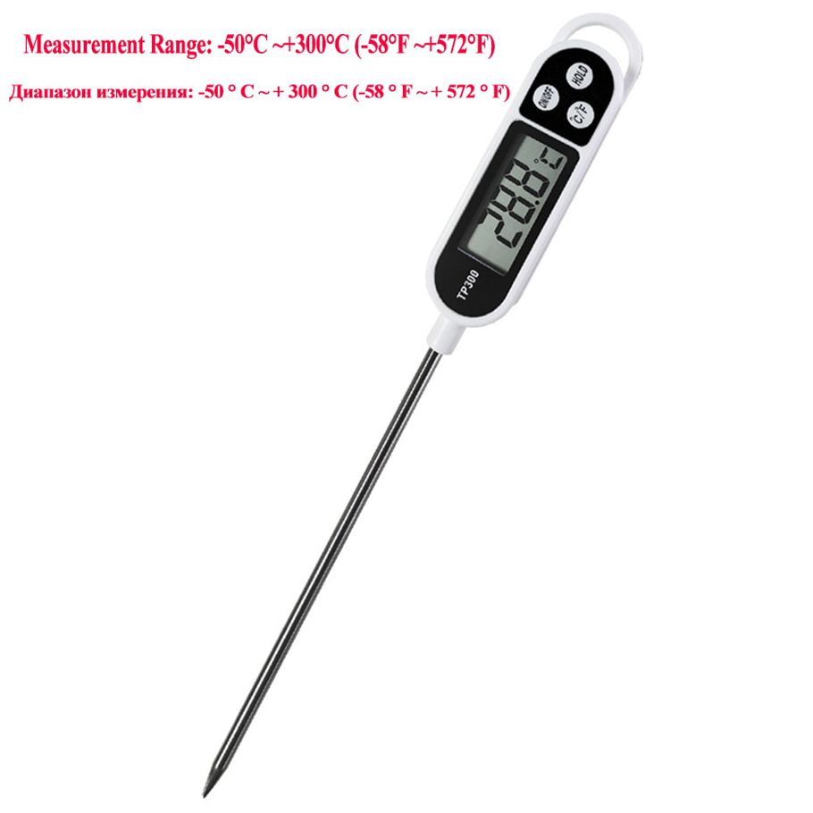Digital Meat Kitchen Thermometer Stainless Waterproof Meat Tature Probe BBQ Cooking Tature Meter for Kitchen