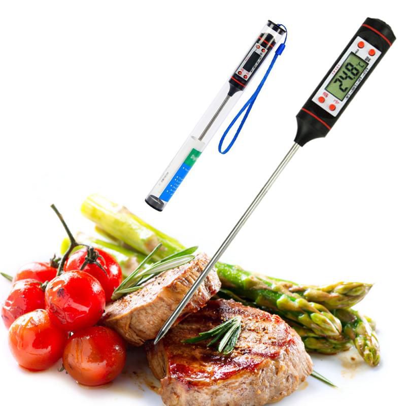 Kitchen Digital Thermometer Food Meat Probe BBQ Household Tature Tools