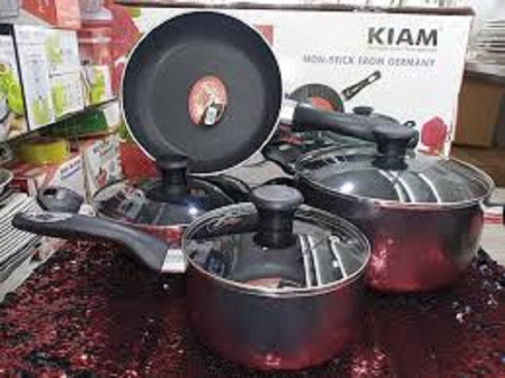 KIAM Luxury Non-Stick 7 Pcs Cookware Set (High Quality Product)