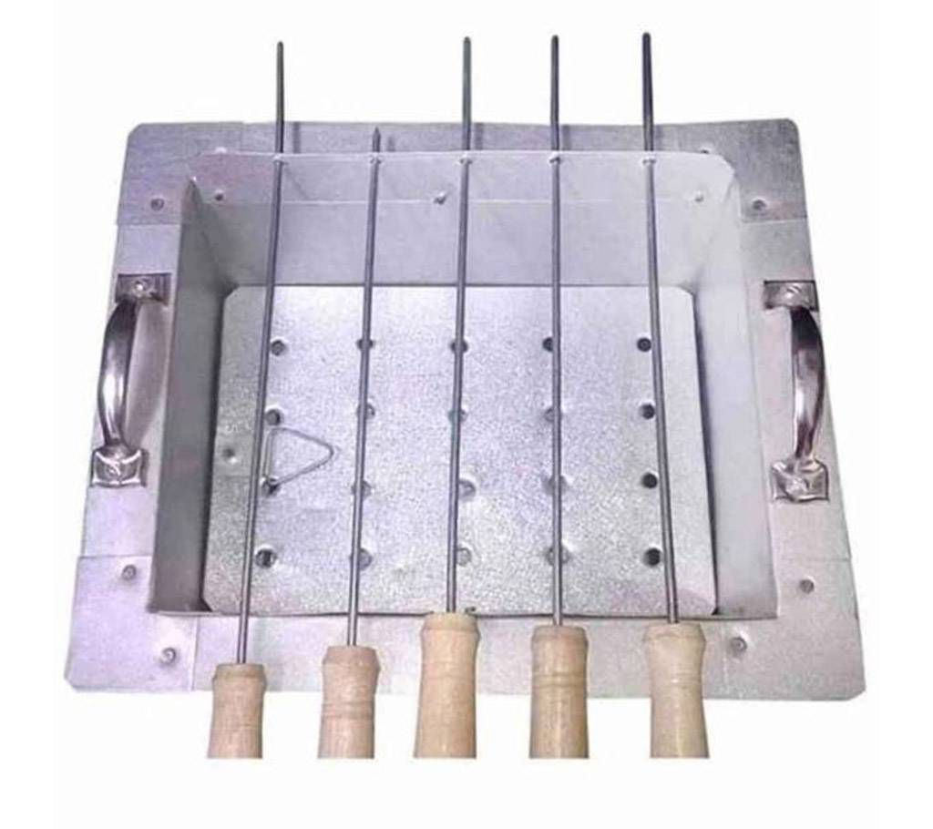 BBQ Grill Maker Kebab Oven Net with Stick