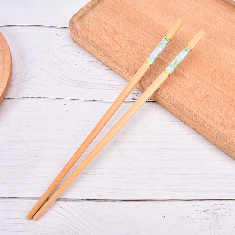 1Pair Chopsticks Marbling Anti-skid Chinese Style Chopsticks Kitchen Tableware