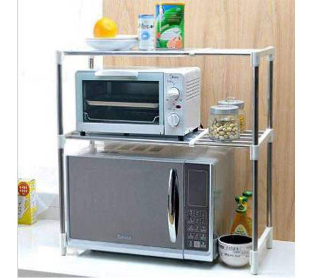 Stainless Steel MICROWAVE OVEN STORAGE RACK
