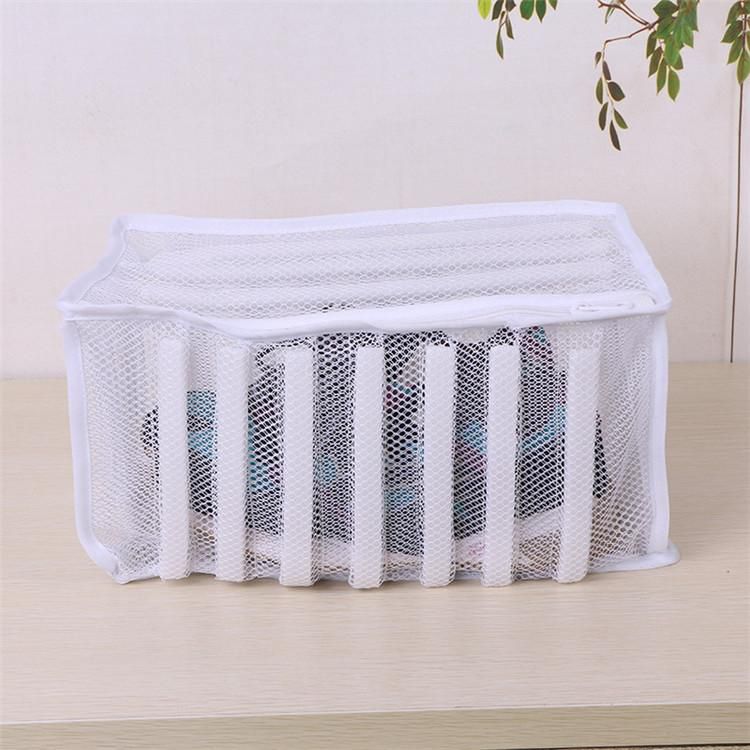 New Laundry Footwear Sneaker Washer Laundry Dryer White Mesh Wash Bag Shoes Clothes -
