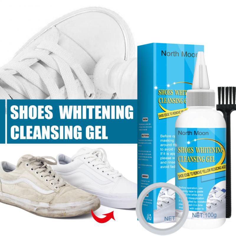 30ml Shoe Whitening Cleaner Kit Removes Dirt And Yellow From Shoes Shoes Whitening Agent safe portable
