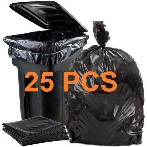 BLACK (36" X24") 25PCS Trash Bag / Poly Bag / Garbage Bag / Moyla Felar Bag / Polibag