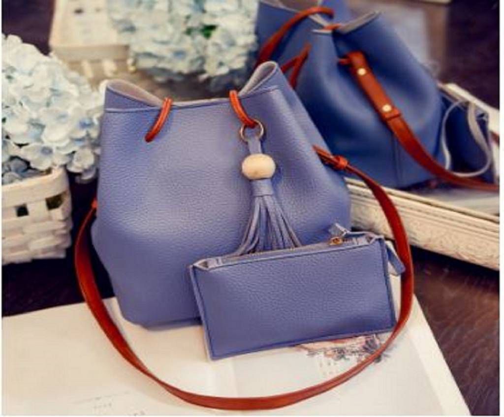 2 IN 1 Leather Bag For Ladies