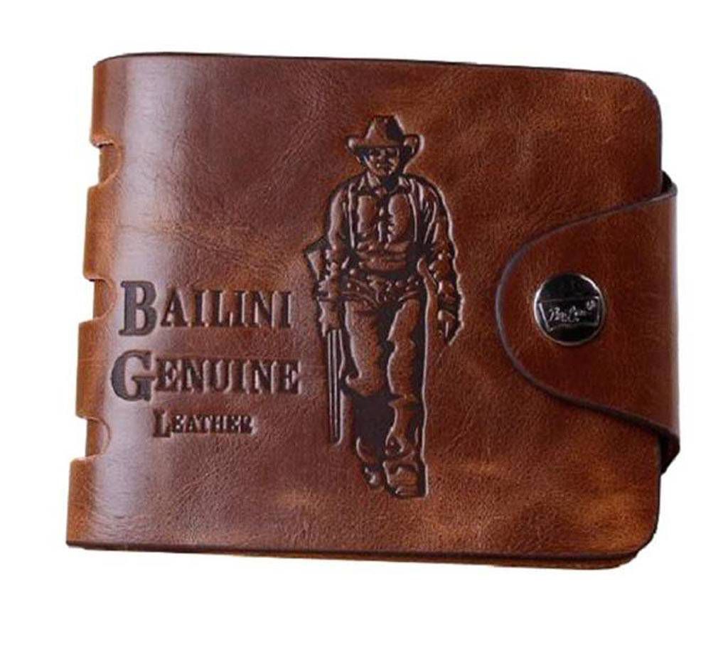 Bailini regular shaped leather wallet copy 
