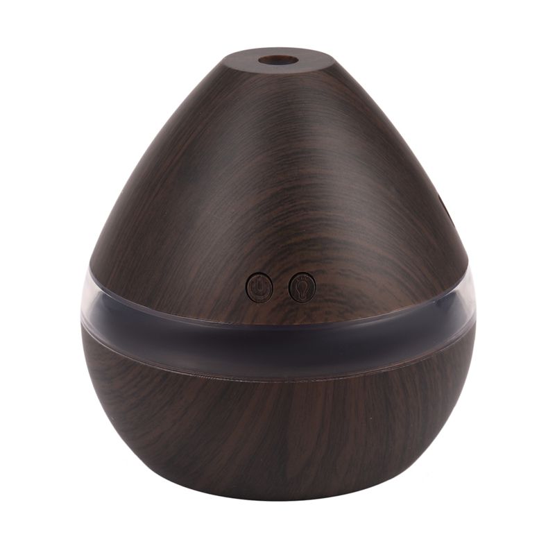 Aromatherapy Essential Oil Diffuser 300Ml Wood Grain Aroma Diffuser With Timer Cool Mist Humidifier For Large Room,Home,Baby Bedroom,Waterless Auto Shut-Off