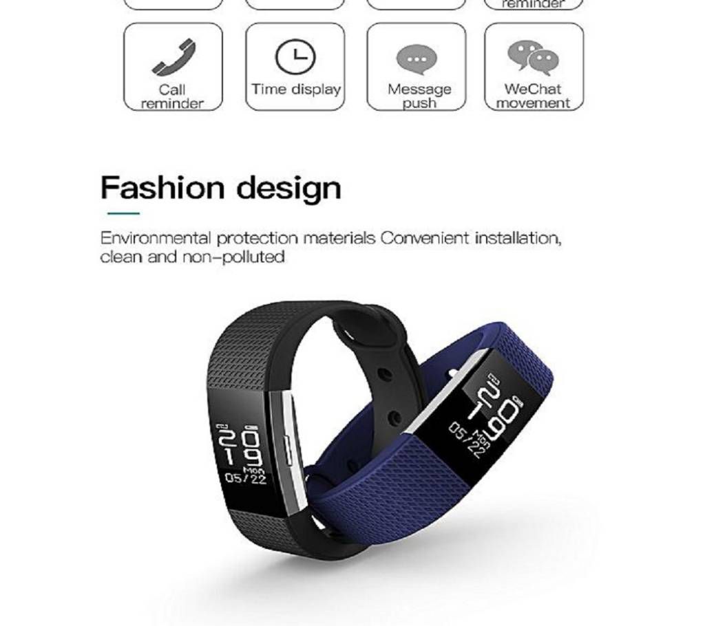 F2 Smart Bracelet with Fitness Tracker