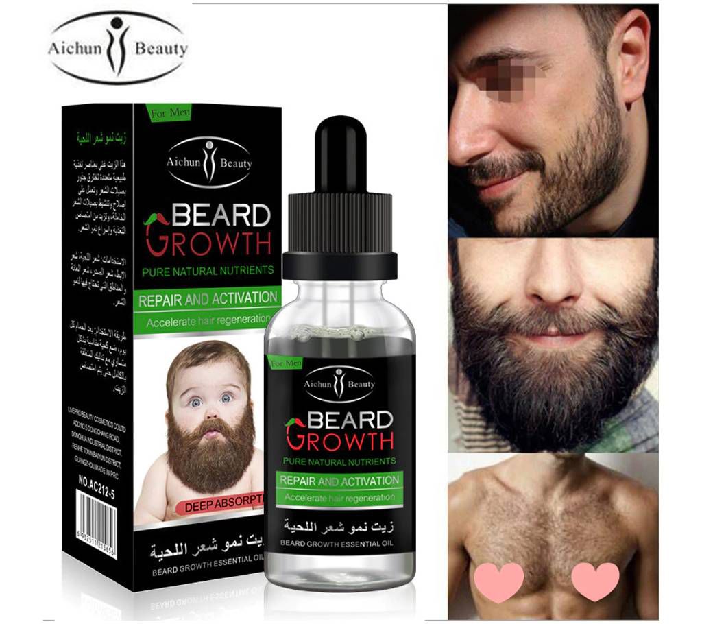 Beauty Beard Growth Essential Oil 30ml - Thailand