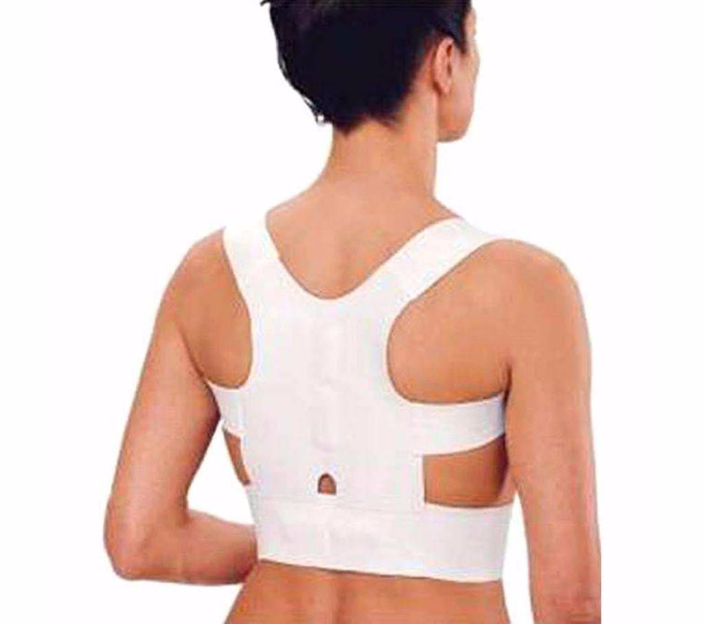 Magnetic Posture Back Support - White