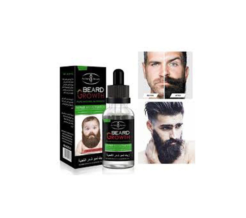 Moustache Essential Beard Growth Oil for Men - 30ml Thailand