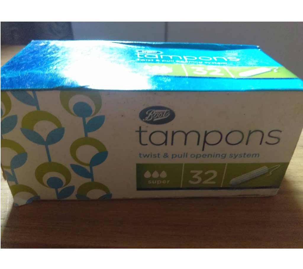 Boots Non Applicator Tampons Pack of 32