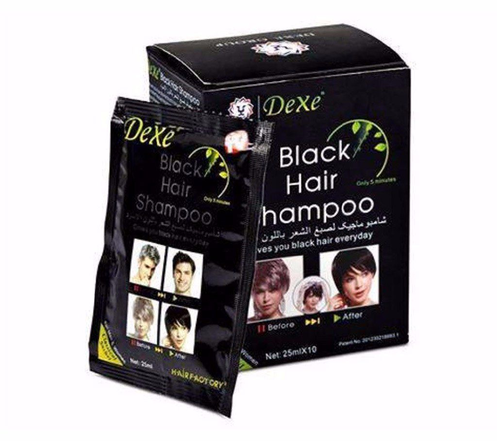 Dexe Black Hair Shampoo - 75ml