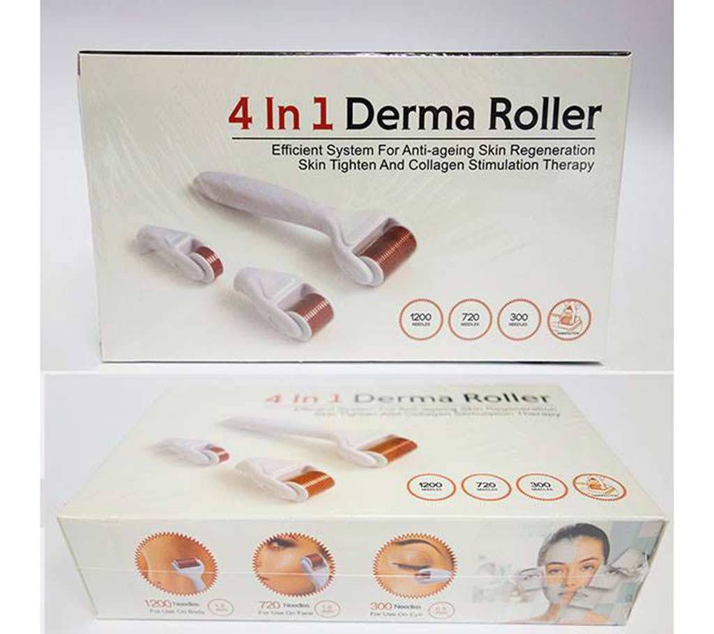 4 in 1 derma roller for skin care
