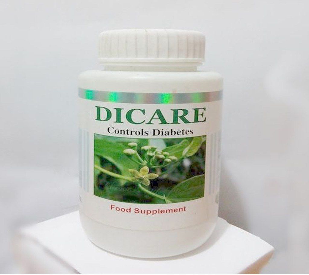 Dicare(Diabetics control food supplement)-60 pc