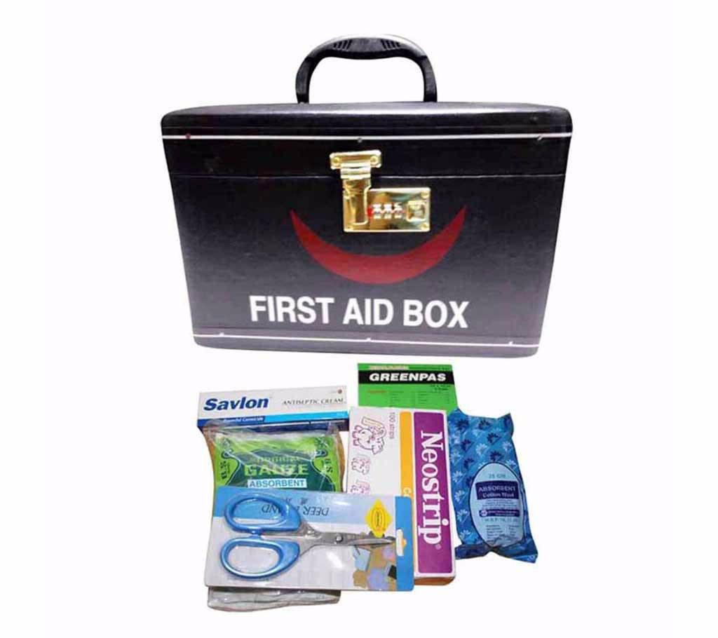 First Aid Box with First Aid items