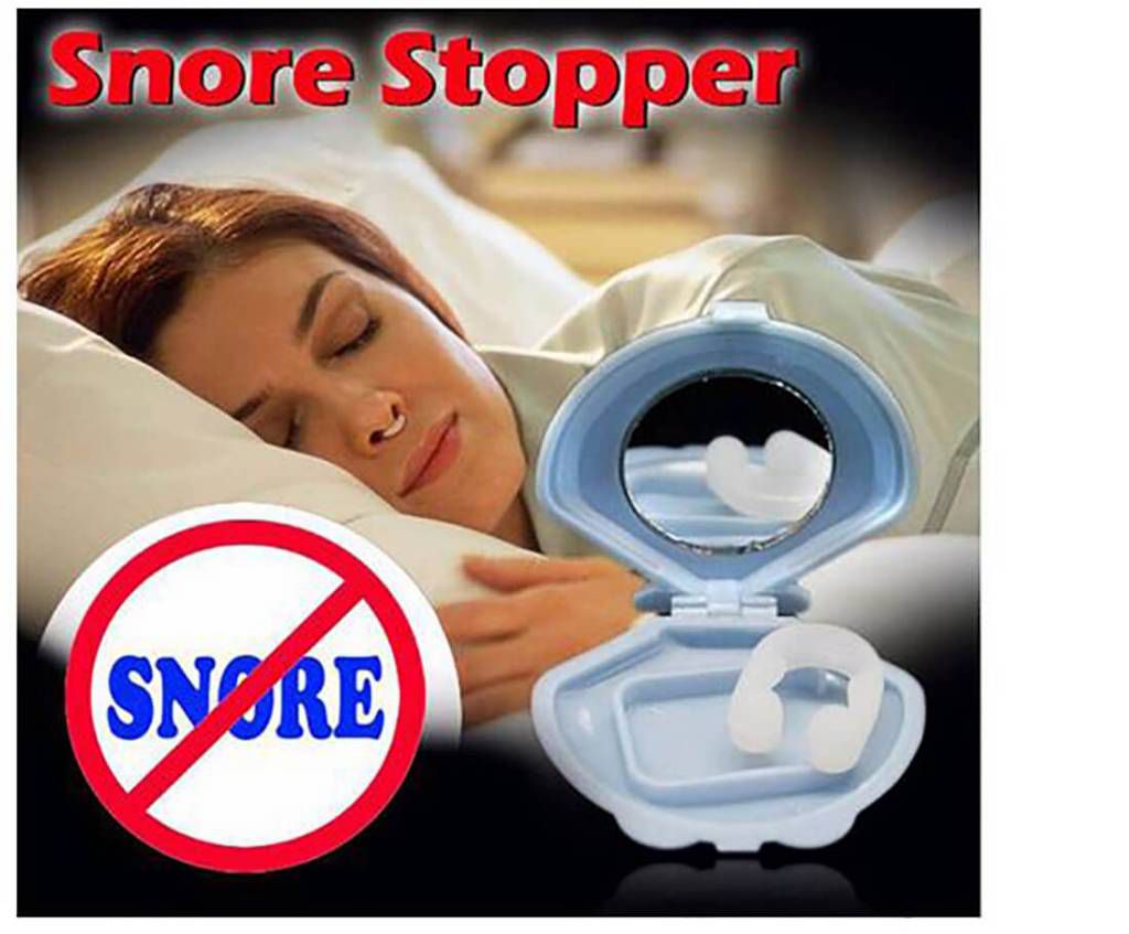Anti-snoring noise clip