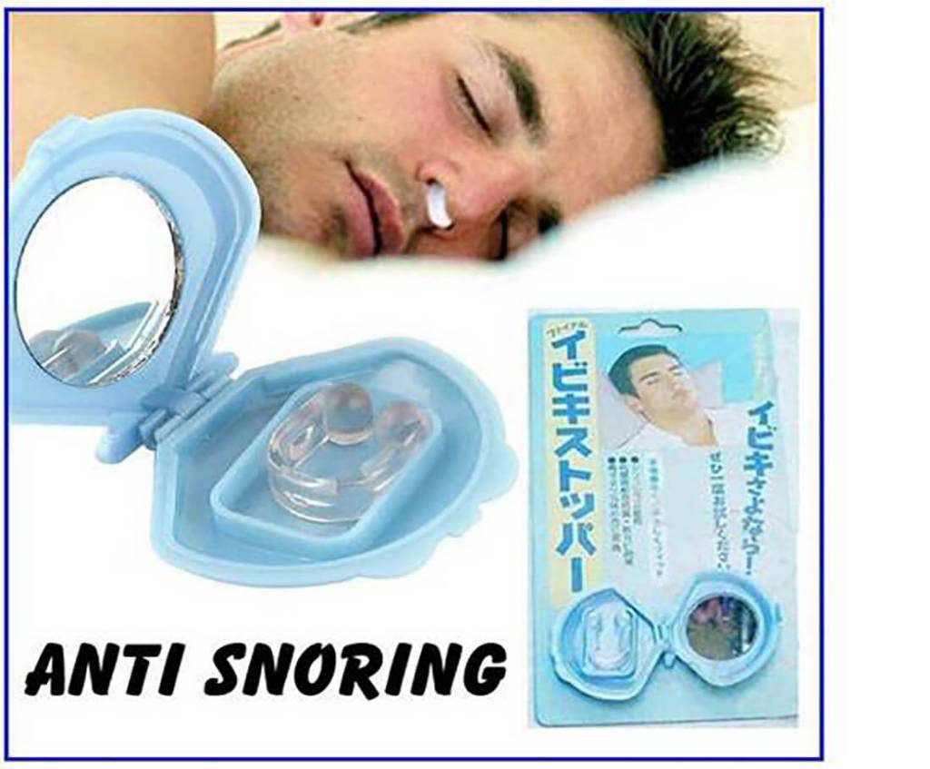 Anti-snoring noise clip