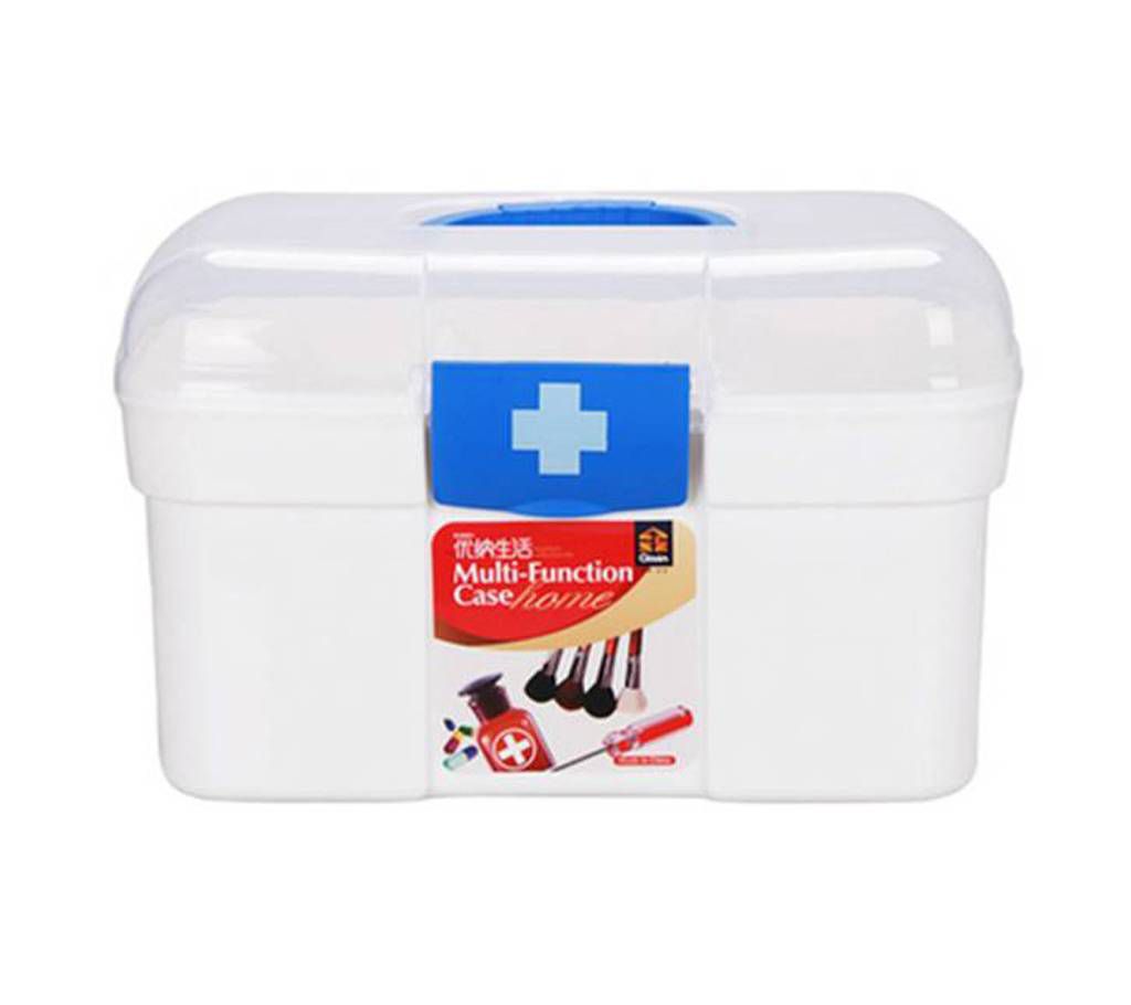 Medium Size First Aid Kit Box - White
