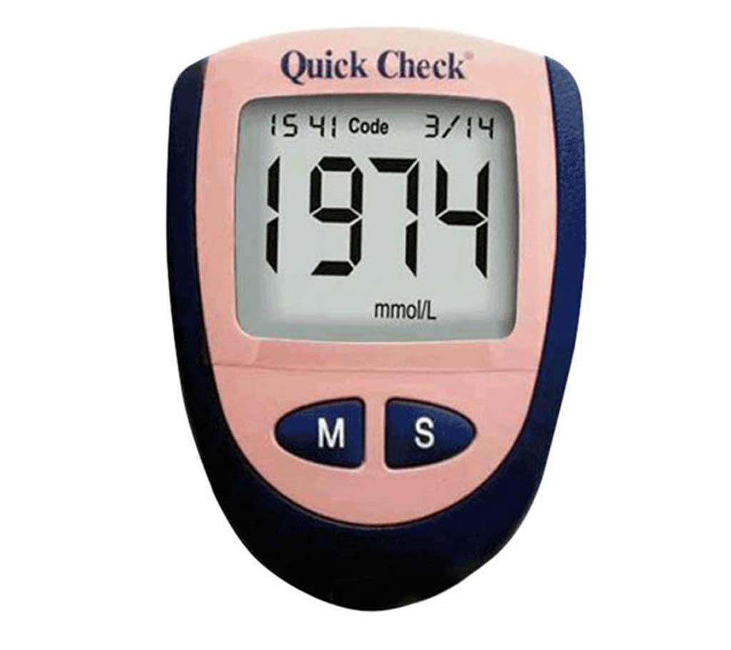 Quick Check Blood Sugar Monitoring Machine