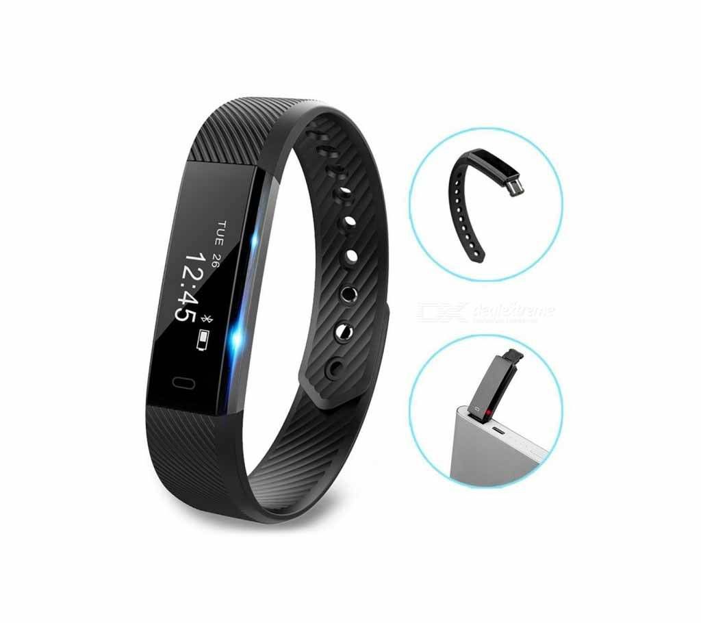 D115 Touch Screen Fitness Tracker Watch Smart Bracelet