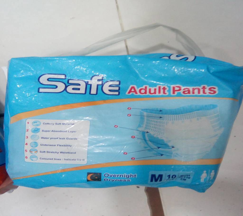 Safe Adult Diaper Pant - 10 Pcs