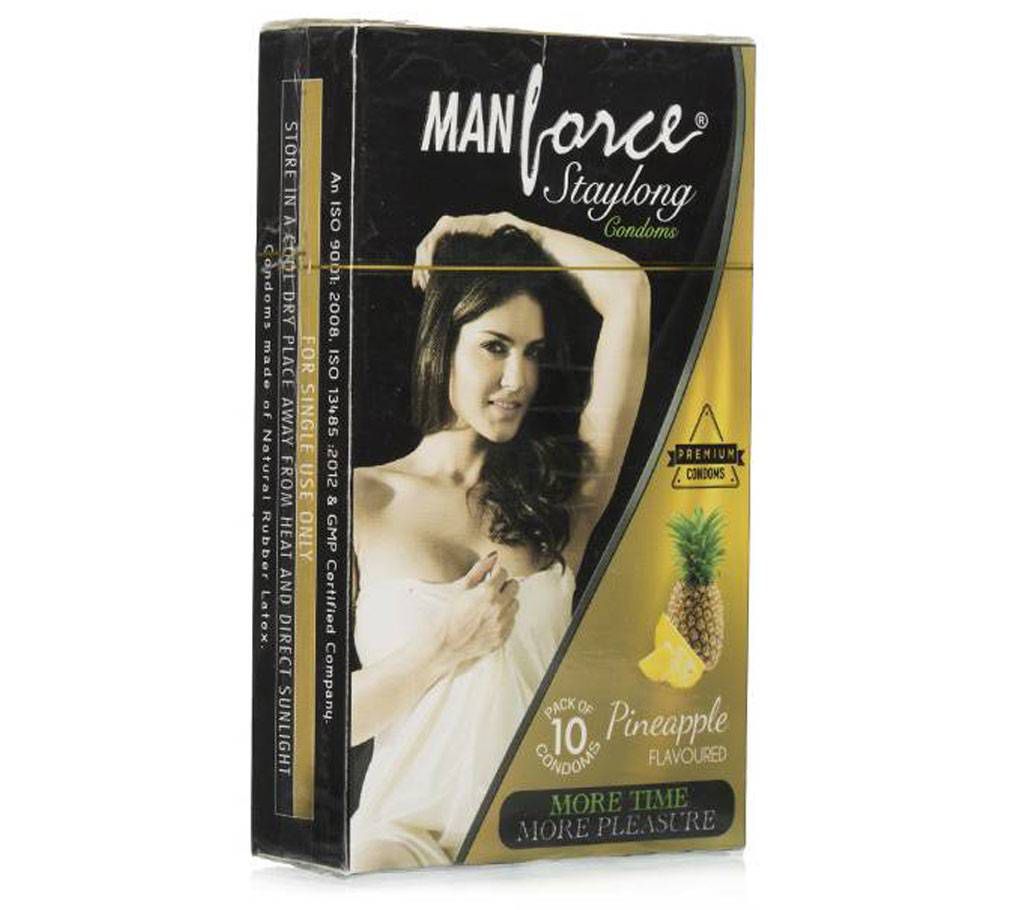 Manforce Staylong Pine apple flavour Condom-10pcs