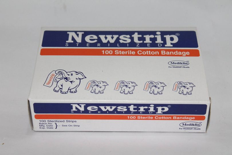 100 Pcs Newstrip First Aid Strip Tape - Newstrip One Time Bandages