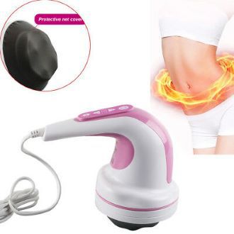 Premium Relax Tone Spin Body Massager With 5 Headers Relax Spin Tone Slimming Lose Weight Burn Fat Full Body Massage Device