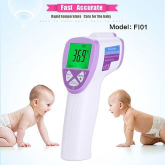 IR Non-Contact Thermometer with Color Alarm Good Quality