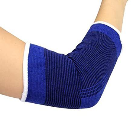 Blue 1pics Knee Support Adjustable Sleeve For Knee Cap compression Pain relief Running Gym Sports activity For Men & Women