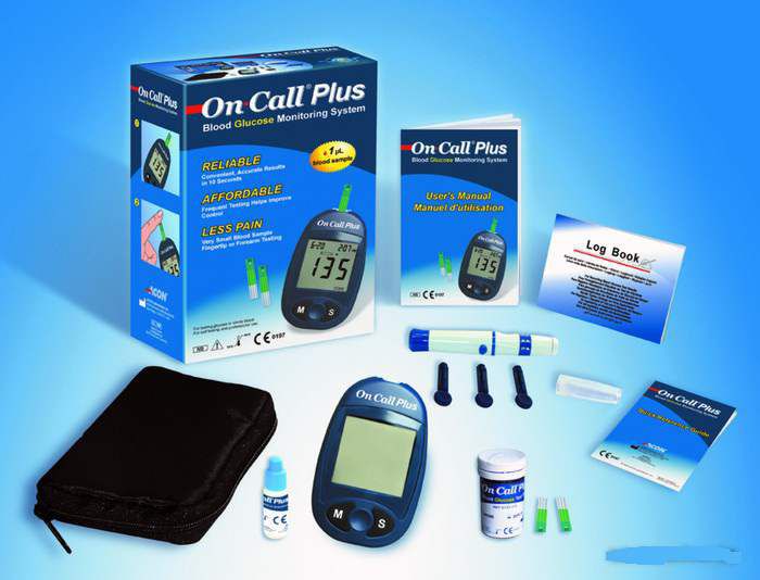 On Call Plus Diabetic Monitoring Machine