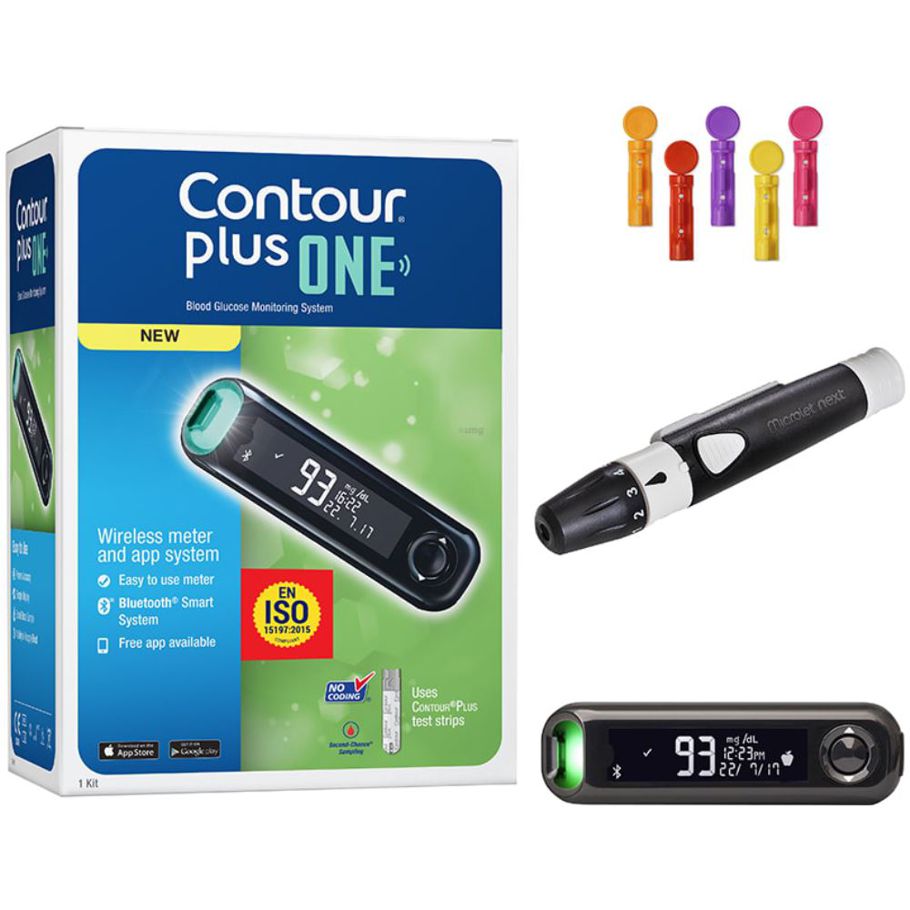 CONTOUR Plus ONE Meter Blood Glucose Monitoring Device  imported by SQUARE pharmaceuticals