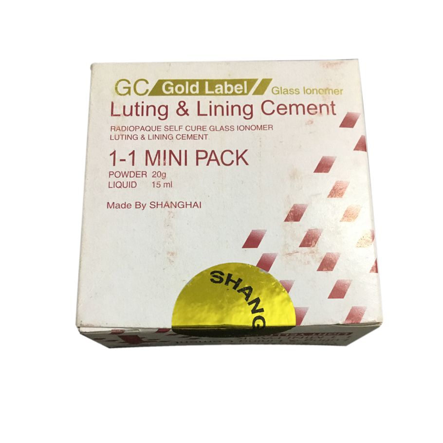 GC Gold Label 1 (Glass Ionomer) Luting & Lining Cement 1-1 Mini Pack (China)