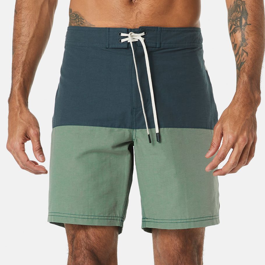 Fixed Waist Mid Length Boardie Shorts