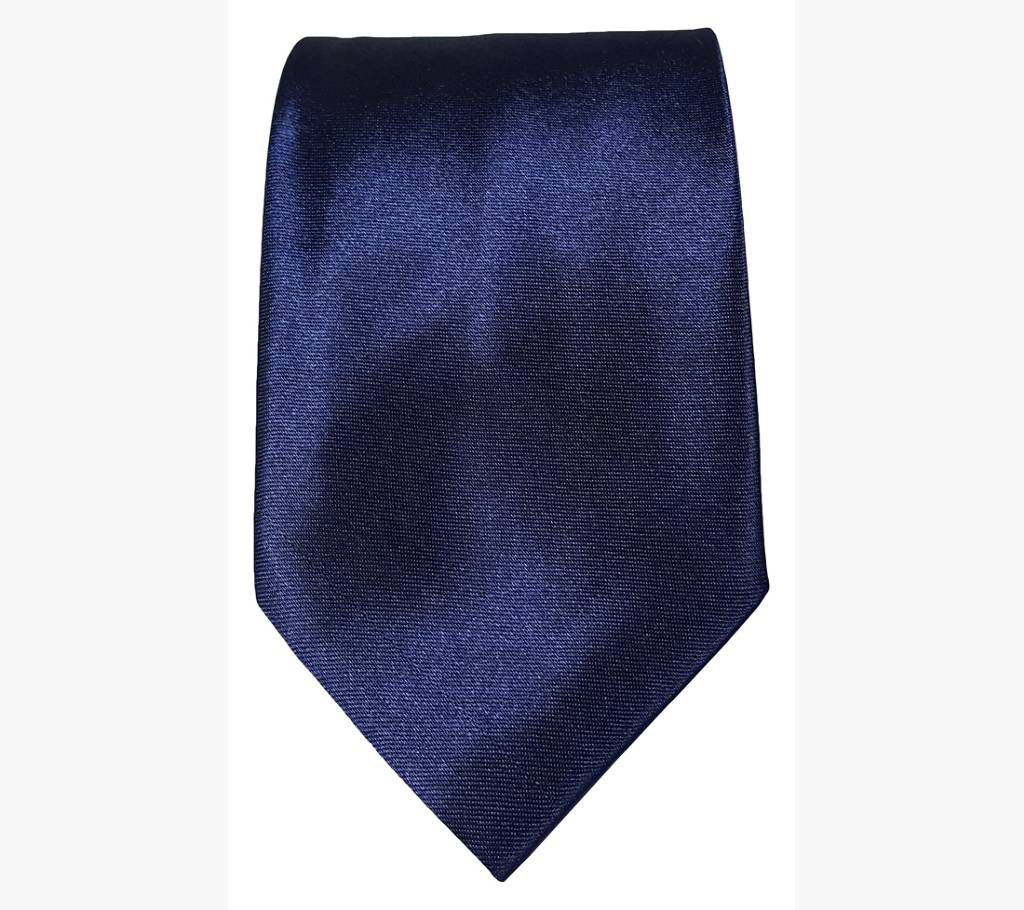Stylish Navy Blue Silk Tie - 0240TIE