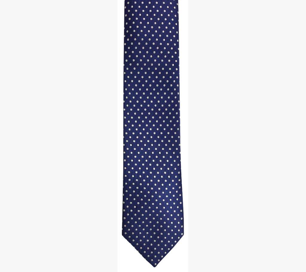 Stylish Drack Blue Silk Tie - 0241TIE
