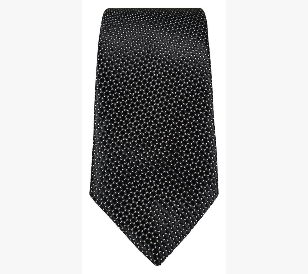Stylish Black Silk Tie - 0245TIE