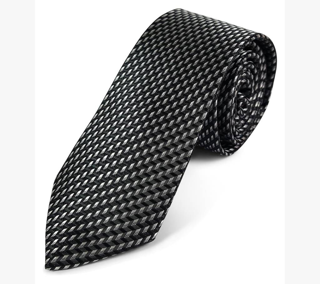 Stylish Black Silk Tie -  0247TIE