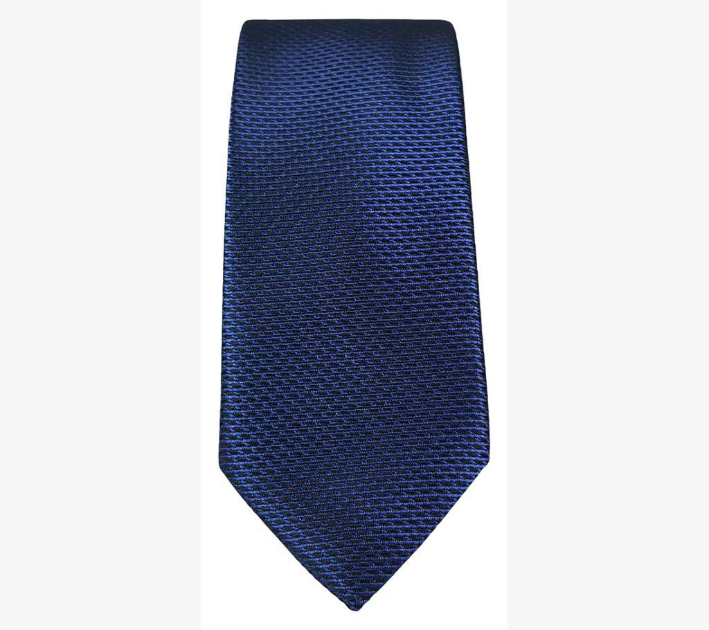 Stylish Navy Blue Silk Tie - 0249TIE