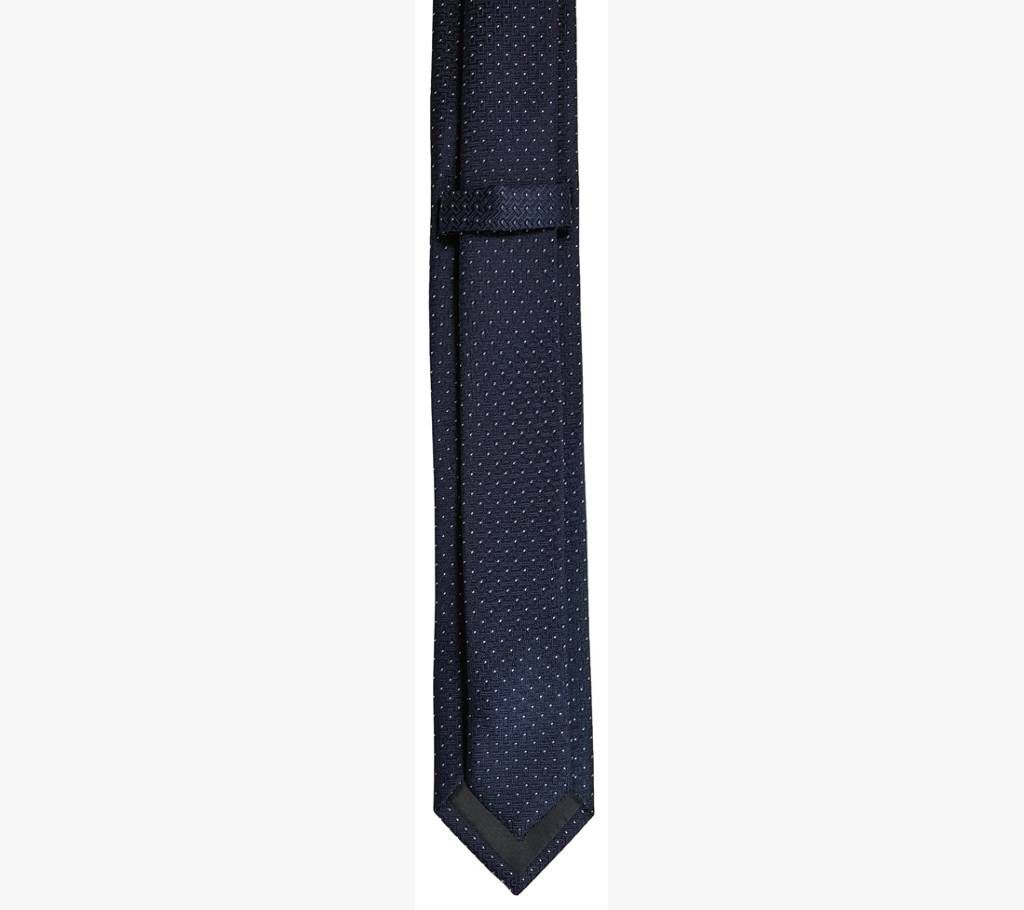 Stylish Drack Blue Silk Tie - 0250TIE