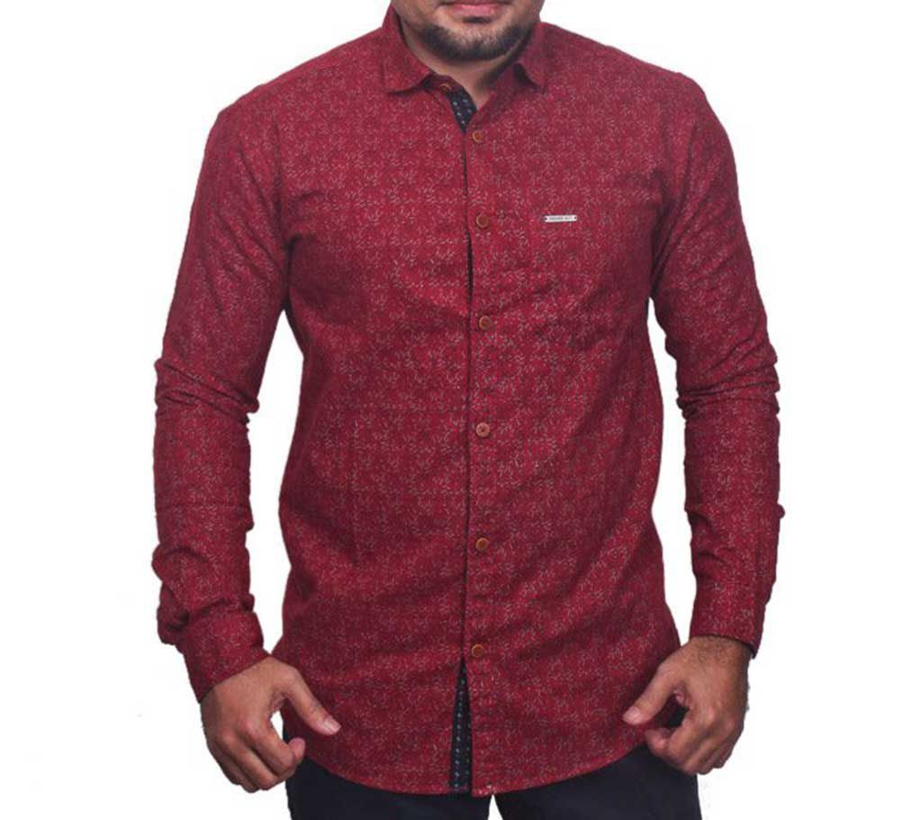 Gents printed cotton full sleeve shirt